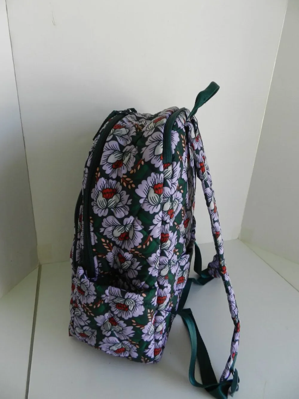 Vera Bradley Ultralight Essential LARGE Backpack Laptop Bag Floral